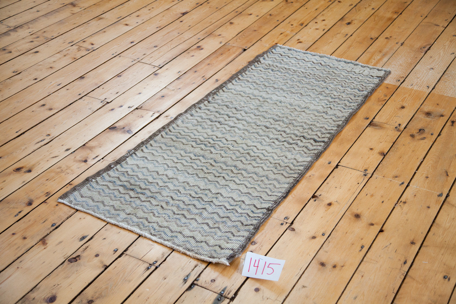 2x5.5 Distressed Tulu Rug Runner // ONH Item ee001415 Image 1