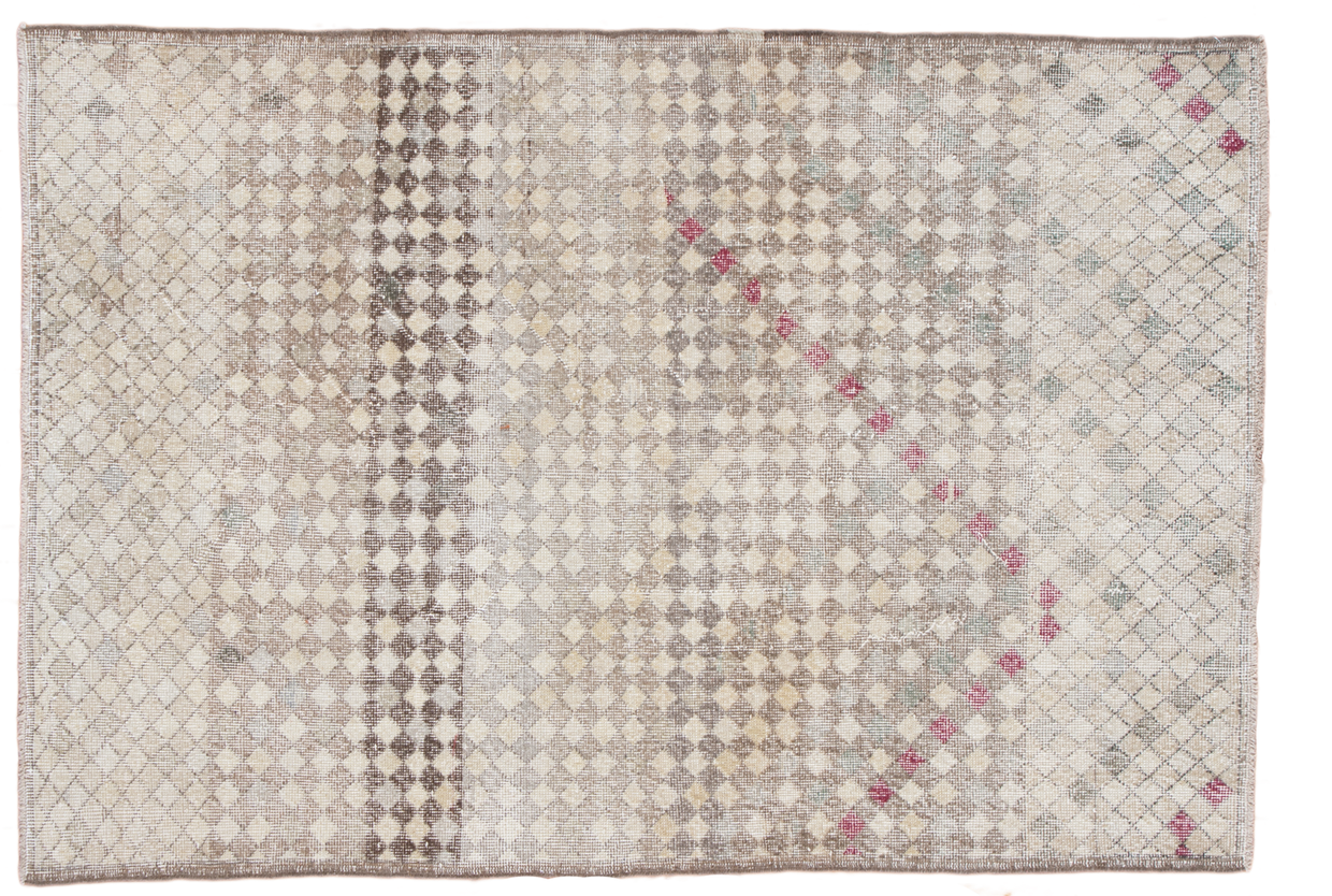 4x6 Distressed Oushak Rug // ONH Item ee001420