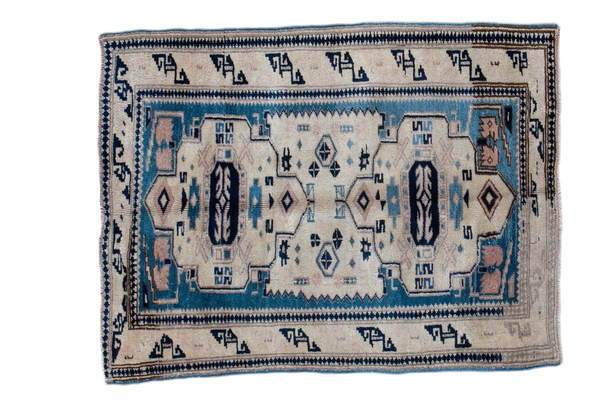 2.5x3.5 Distressed Oushak Rug // ONH Item ee001427