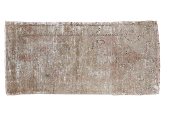 2.5x5 Distressed Oushak Rug Runner // ONH Item ee001428
