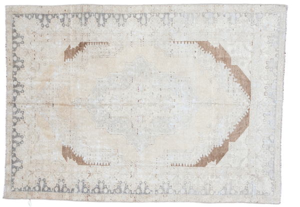 4.5x6 Distressed Oushak Rug // ONH Item ee001430
