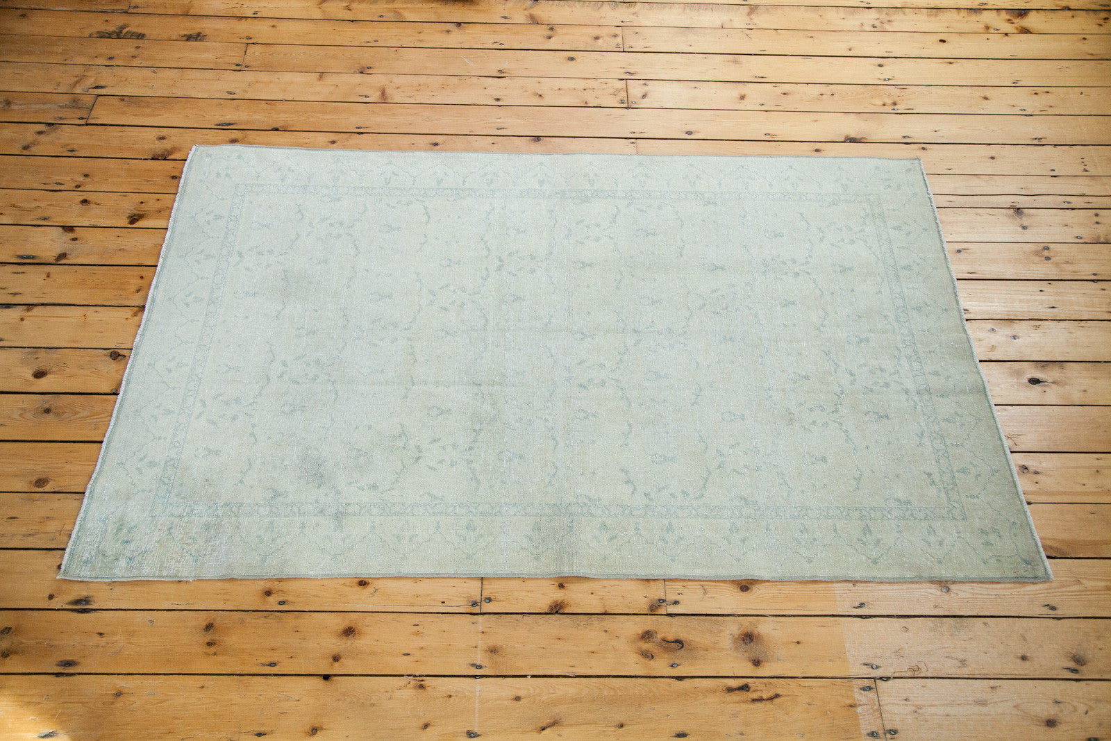 4.5x8 Distressed Oushak Rug // ONH Item ee001431 Image 1