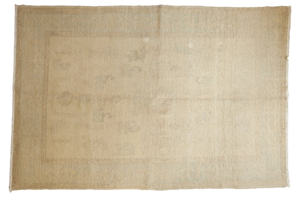 6x8.5 Distressed Oushak Carpet // ONH Item ee001433