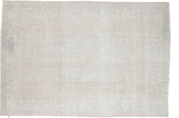 5'8" x 8'7" Distressed Oushak Carpet / Item ee001435 image 1