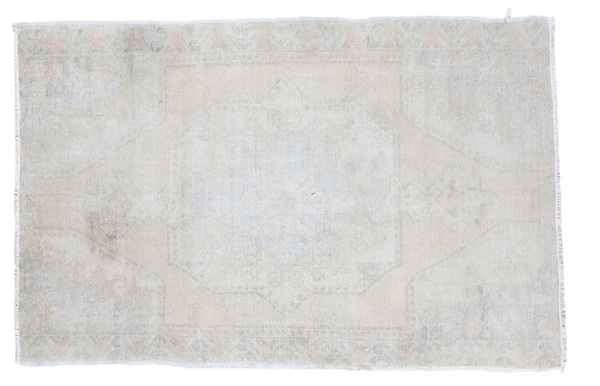 4x6.5 Distressed Oushak Rug // ONH Item ee001437