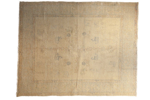 6x7 Distressed Oushak Square Carpet // ONH Item ee001438