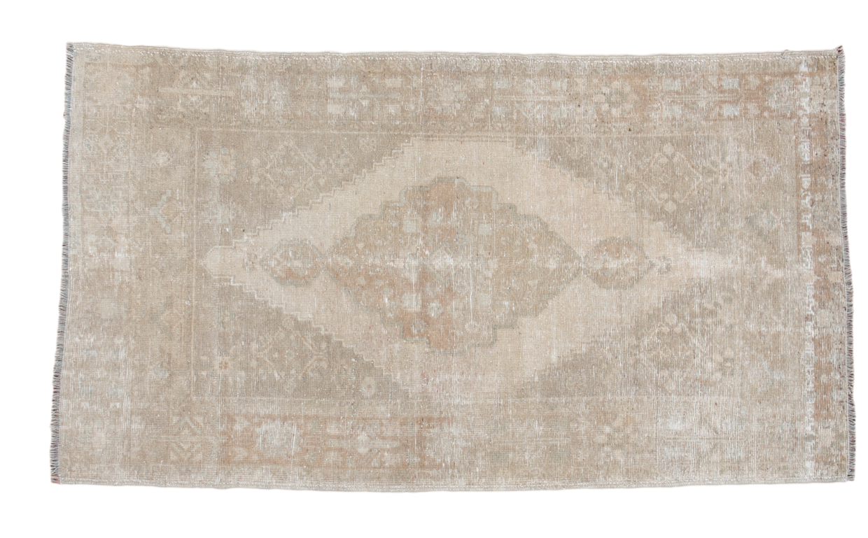 4x6.5 Distressed Oushak Rug // ONH Item ee001443