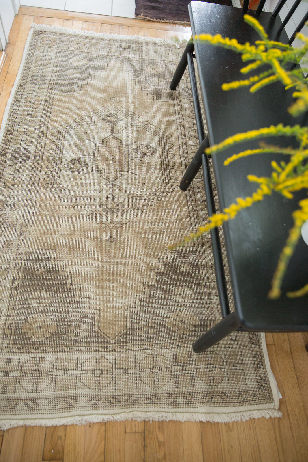 3.5x7 Distressed Oushak Rug Runner / ONH item ee001447