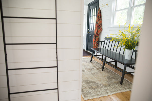  Distressed Oushak Rug Runner / Item ee001447 image 2