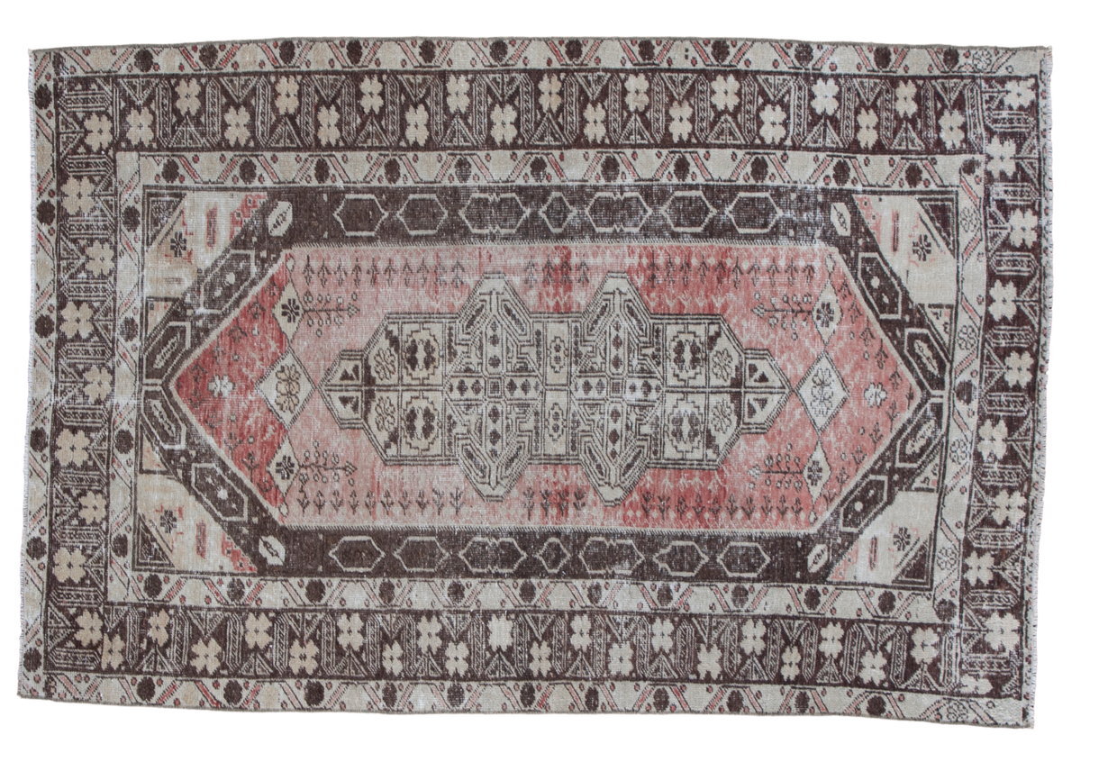 4' x 6' Distressed Oushak Rug / Item ee001455 image 1