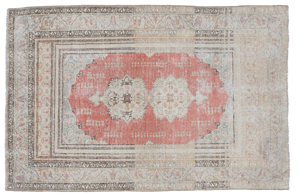 4x6.5 Vintage Oushak Rug // ONH Item ee001457