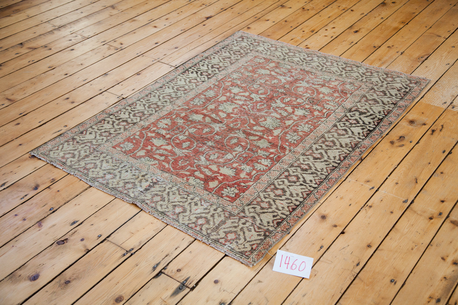  Vintage Oushak Square Rug / Item ee001460 image 2