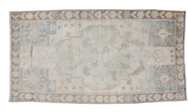 3.5x6.5 Vintage Oushak Rug // ONH Item ee001461