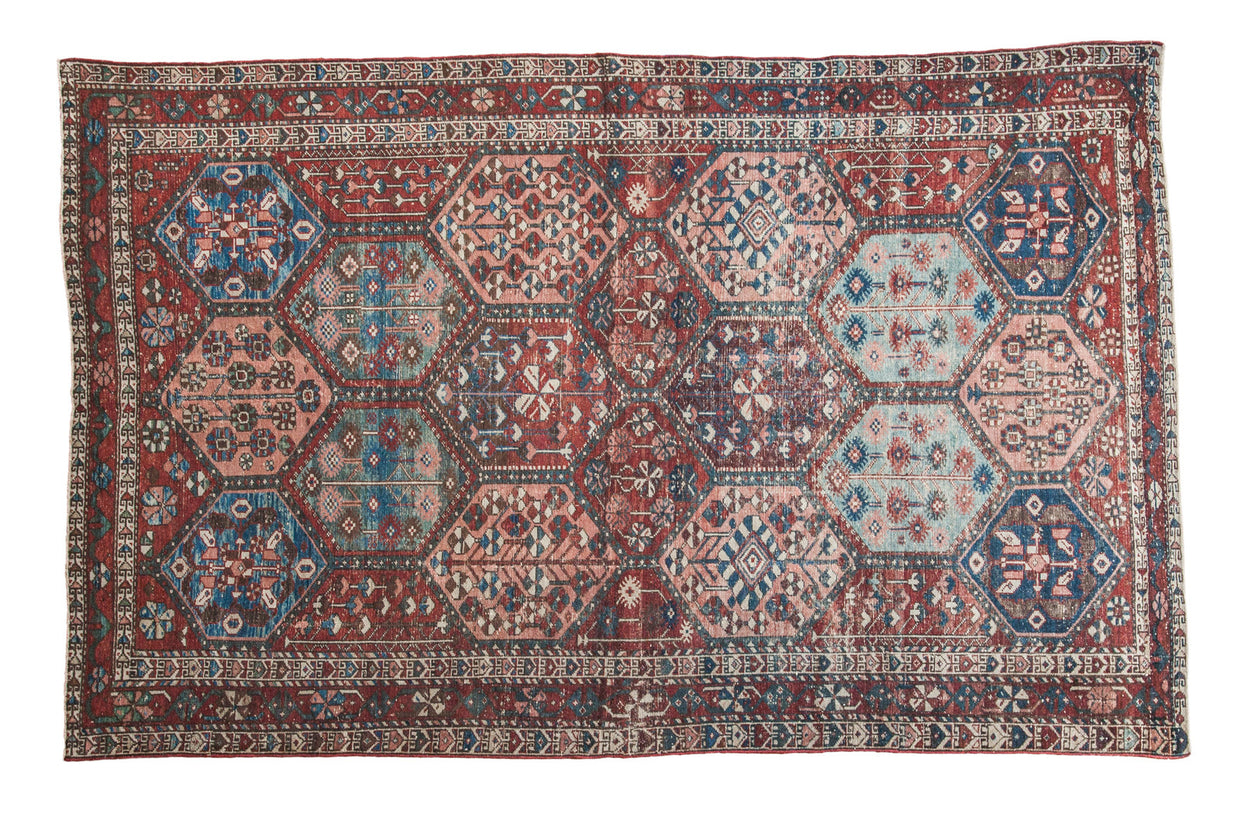 4.5x7 Distressed Antique Bakitary Rug // ONH Item ee001488