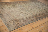 Distressed Mahal carpet border, showing worn aesthetic and time-softened tones.