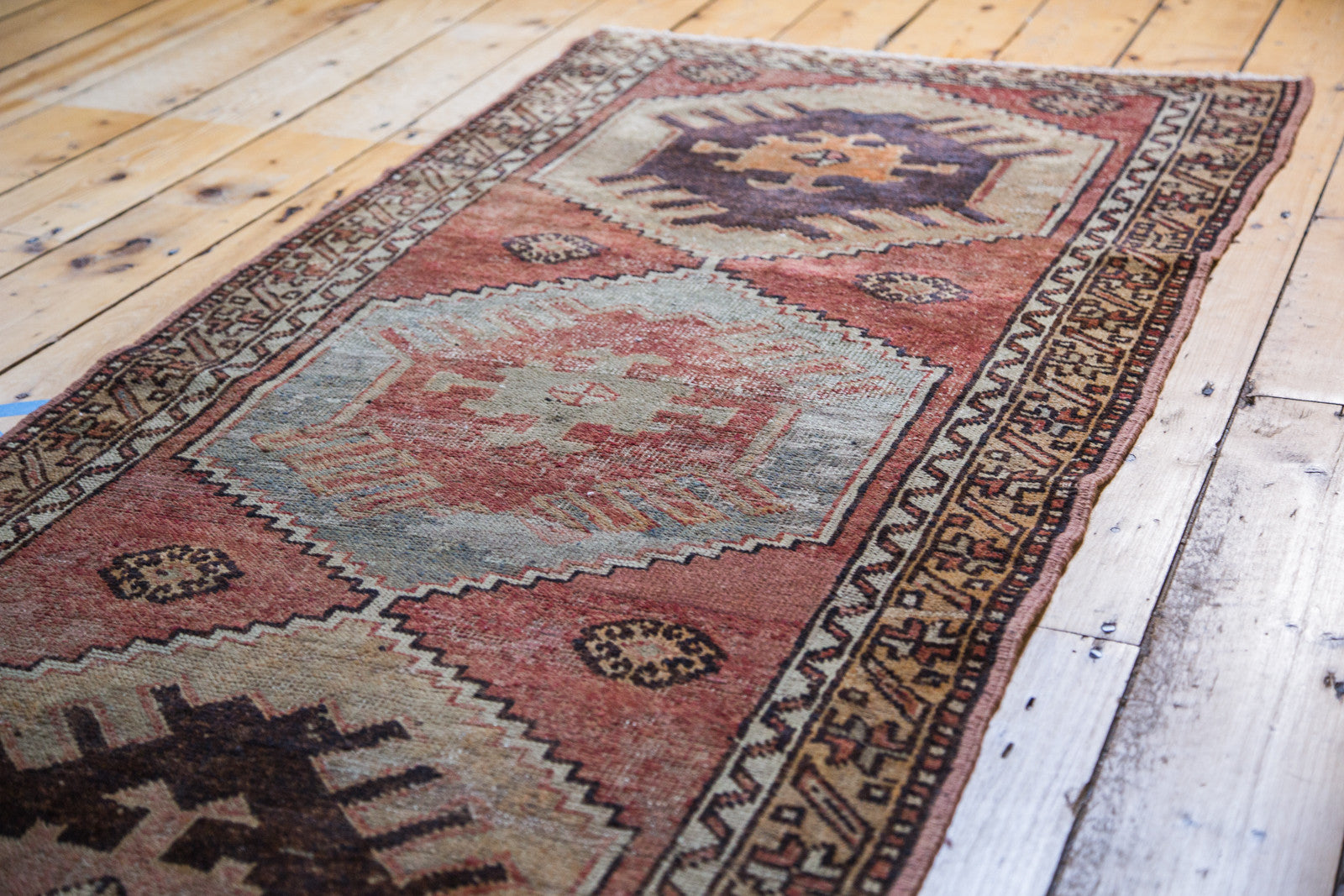 3x8 Distressed Oushak Rug Runner