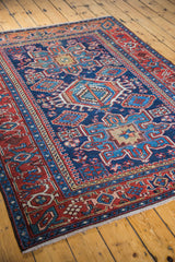 5x6 Antique Karaja Square Rug // ONH Item ee001506 Image 2