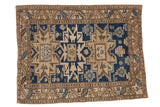 3x4 Antique Shirvan Square Rug // ONH Item ee001508
