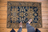 3x4 Antique Shirvan Square Rug // ONH Item ee001508 Image 1
