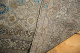 Vintage Malayer rug pile showing herati pattern and tight hand-knotted weave.