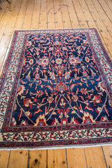 4.5x7 Antique Farahan Sarouk Rug // ONH Item ee001511 Image 2
