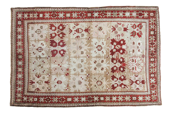 4'3" x 6'3" Vintage Caucasian Rug / Item ee001515 image 1