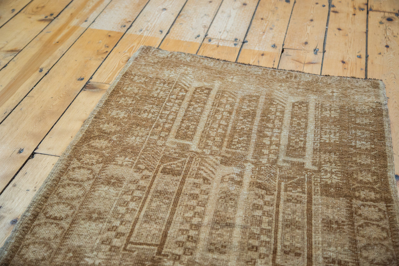 3x3.5 Vintage Belouch Square Rug // ONH Item ee001522 Image 1