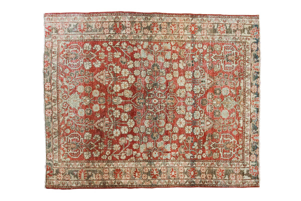 3.5x4.5 Distressed Antique Tabriz Rug // ONH Item ee001526
