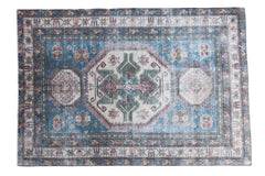 5x7 Distressed Caucasian Carpet // ONH Item ee001532