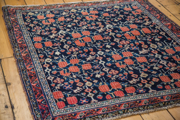 3.5x4 Vintage Afshar Square Rug // ONH Item ee001542 Image 1