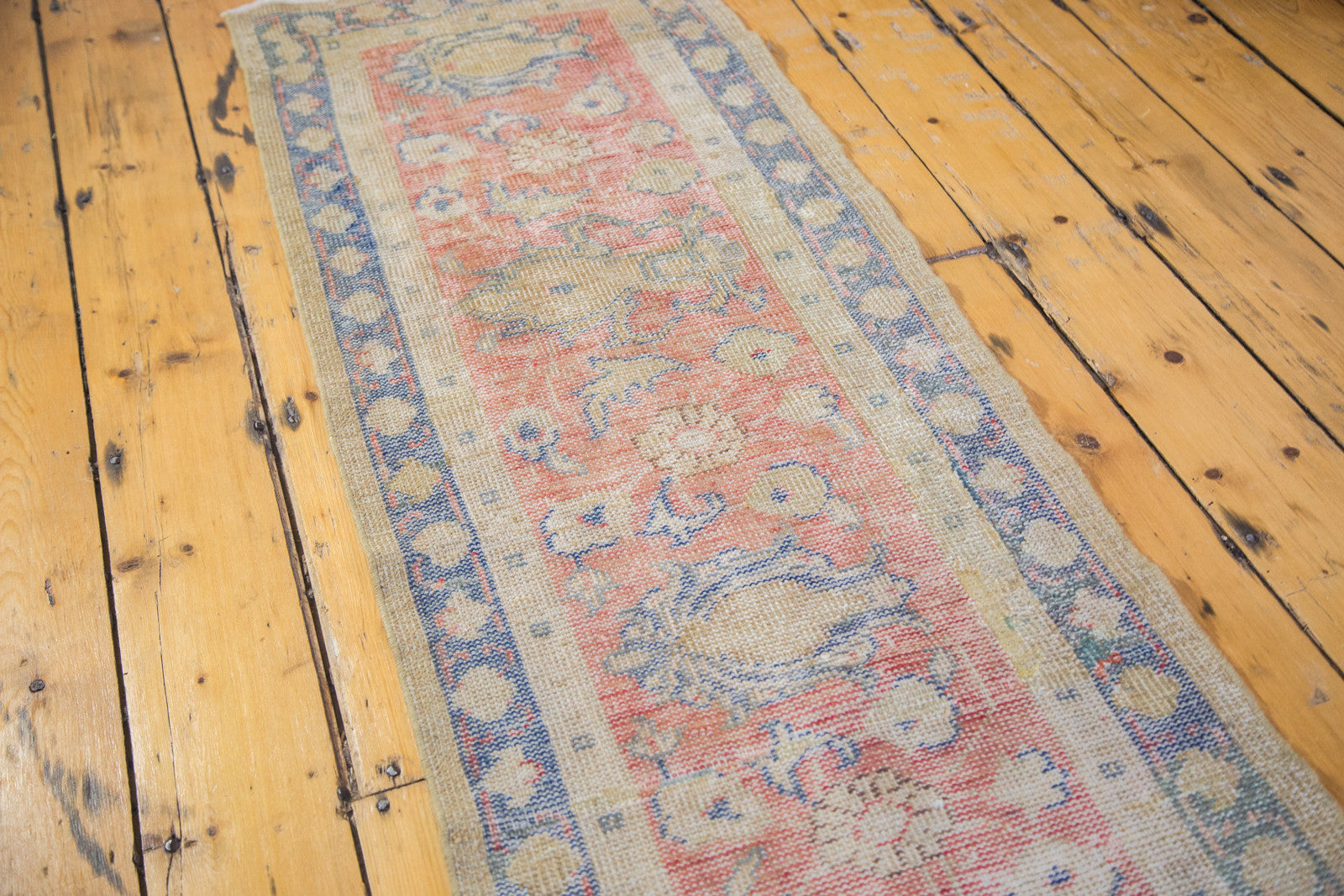 2x12.5 Distressed Oushak Rug Runner