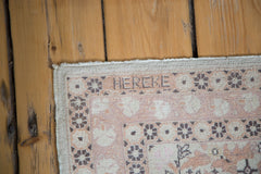  Distressed Hereke Carpet / Item ee001547 image 3