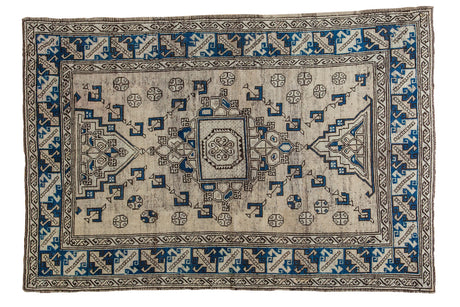 4.5x7 Distressed Oushak Rug // ONH Item ee001553