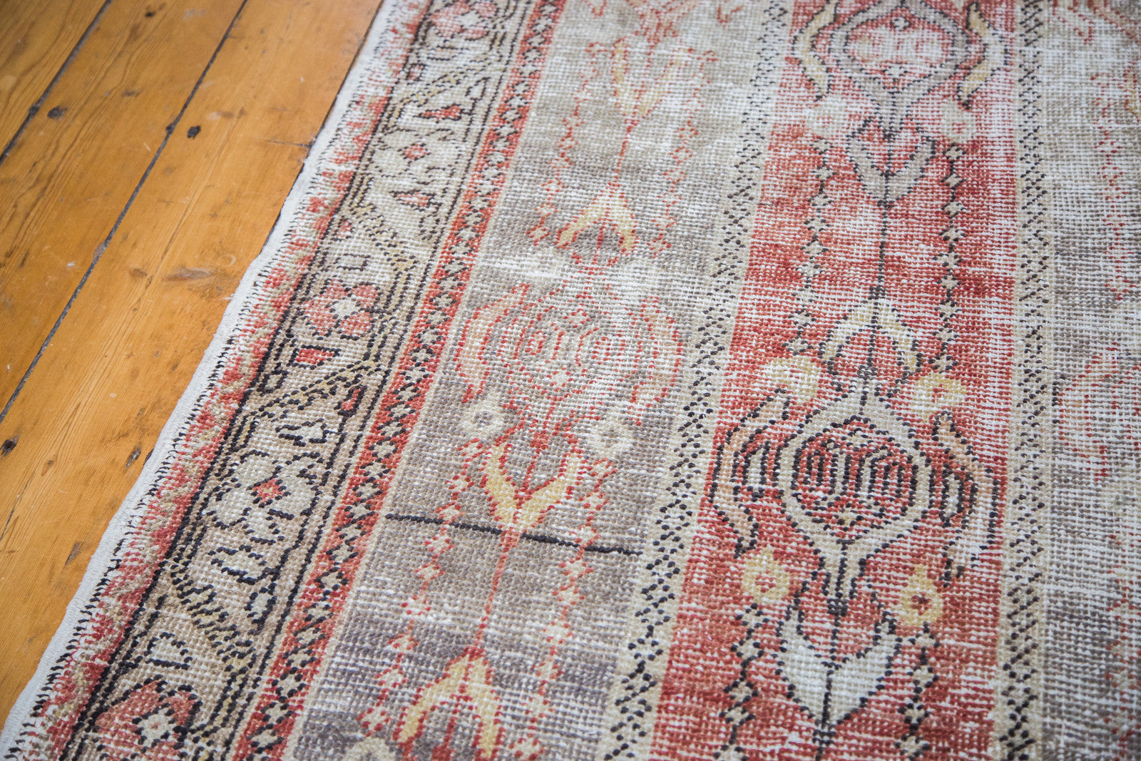 3.5x12 Distressed Oushak Rug Runner // ONH Item ee001560 Image 1