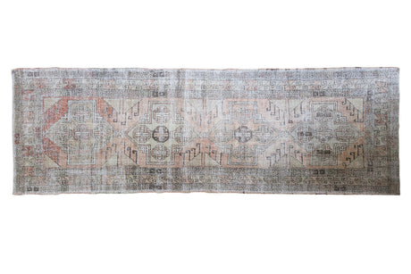3.5x11 Distressed Oushak Rug Runner // ONH Item ee001562