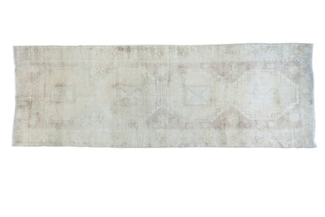 3.5x10 Distressed Oushak Rug Runner // ONH Item ee001563