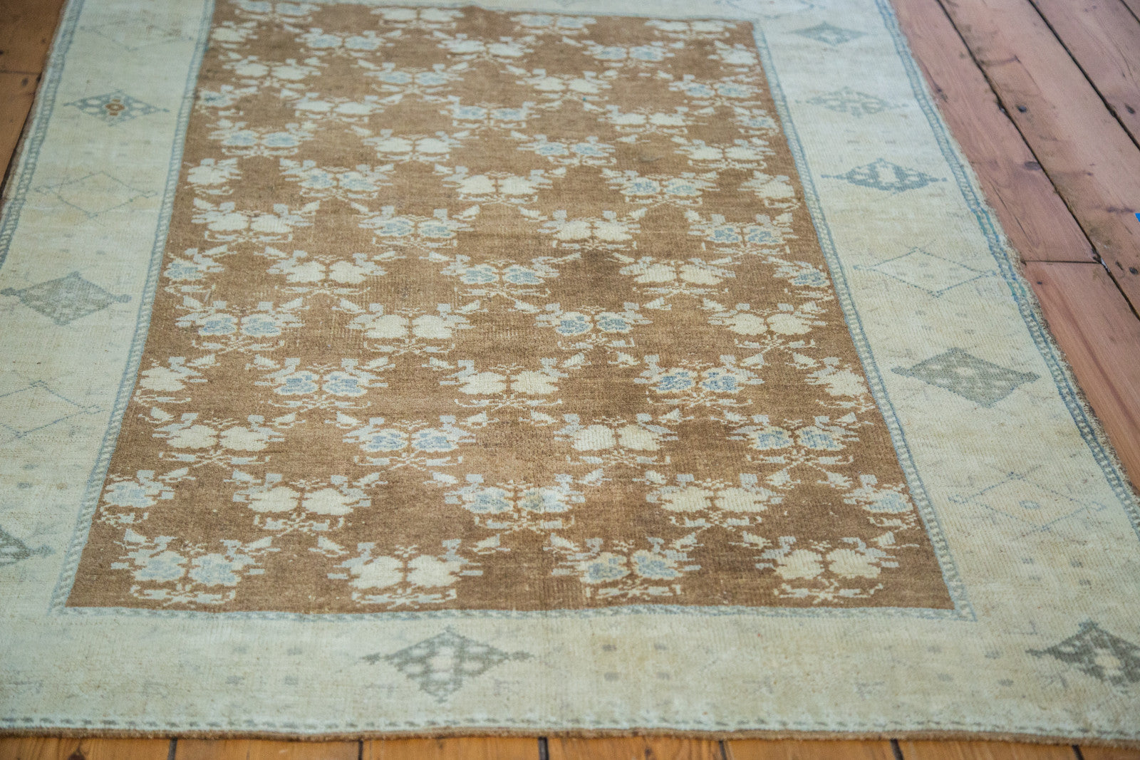 4x5 Vintage Oushak Square Rug // ONH Item ee001567 Image 1