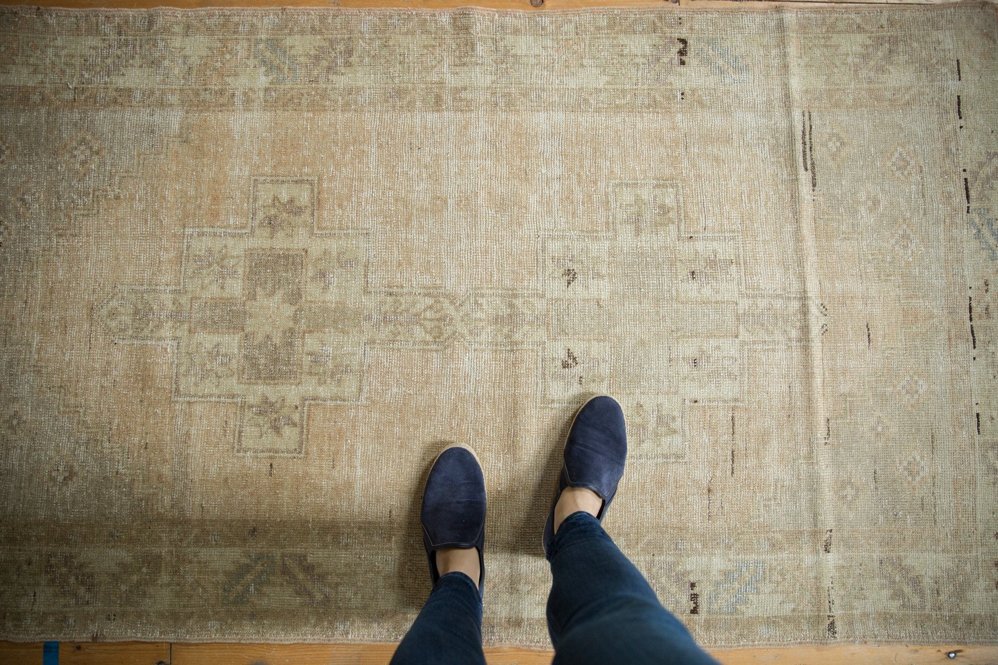 3.5x6 Vintage Distressed Oushak Rug // ONH Item ee001570 Image 1