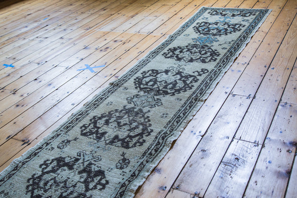 2x11 Distressed Oushak Rug Runner // ONH Item ee001578 Image 1