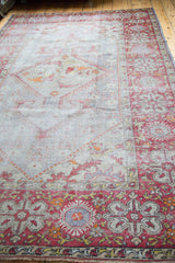  Distressed Oushak Carpet / Item ee001580 image 4