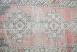3x9.5 Distressed Oushak Rug Runner // ONH Item ee001590 Image 1
