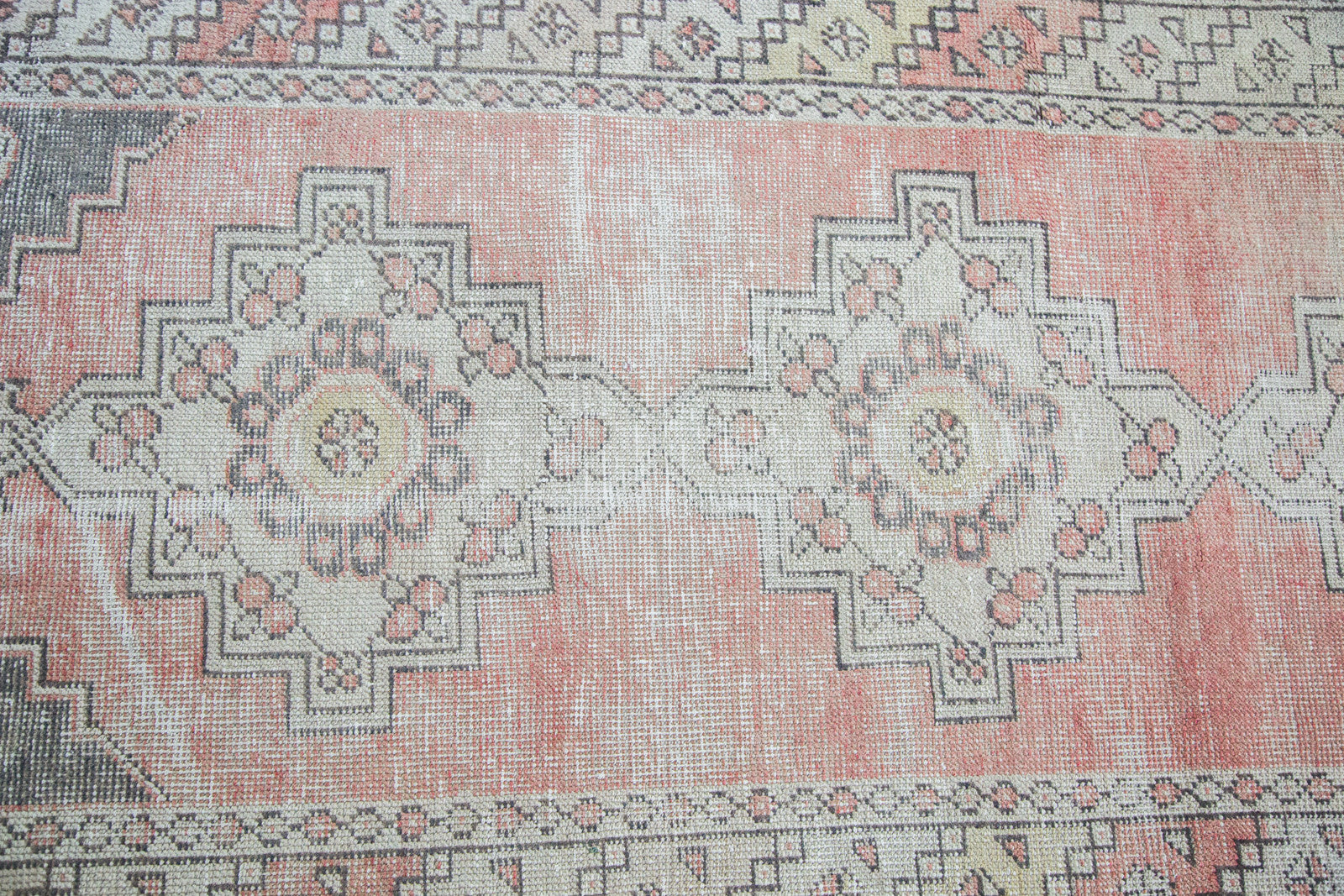3x9.5 Distressed Oushak Rug Runner // ONH Item ee001590 Image 1