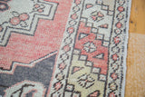 3x9.5 Distressed Oushak Rug Runner // ONH Item ee001590 Image 3