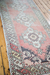 3x9.5 Distressed Oushak Rug Runner // ONH Item ee001590 Image 4