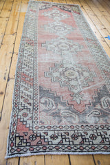 3x9.5 Distressed Oushak Rug Runner // ONH Item ee001590 Image 6