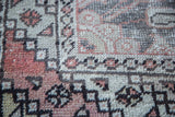 3x9.5 Distressed Oushak Rug Runner // ONH Item ee001590 Image 7