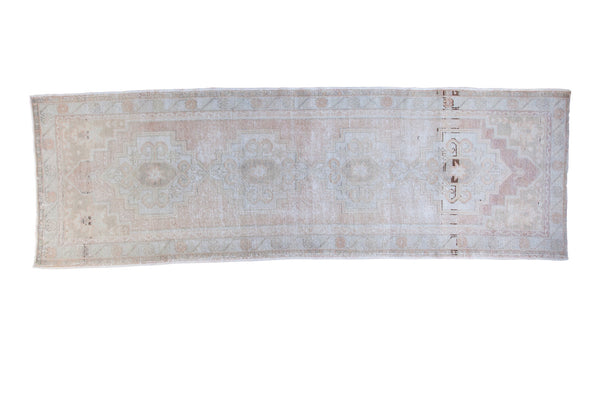 3x10 Distressed Oushak Rug Runner // ONH Item ee001596