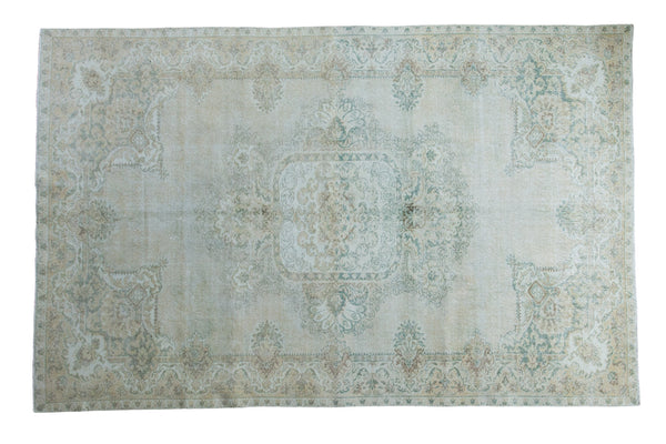 6' x 9'5" Distressed Oushak Carpet / Item ee001601 image 1