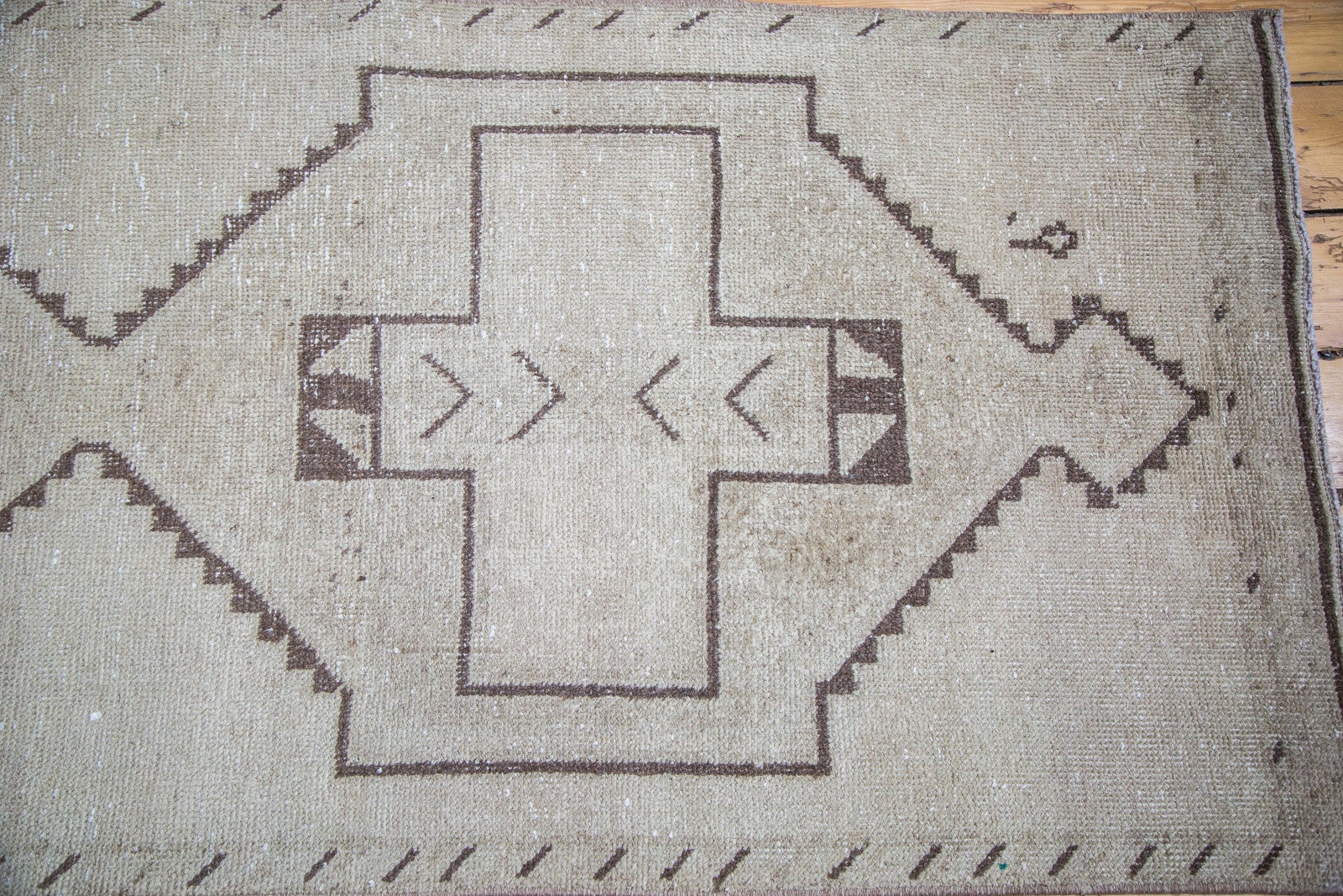 3x11 Distressed Oushak Rug Runner // ONH Item ee001604 Image 1