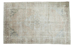 6x9.5 Distressed Oushak Carpet // ONH Item ee001605